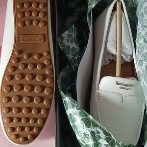 White Kate Spade Size 8.5 Deck Loafer